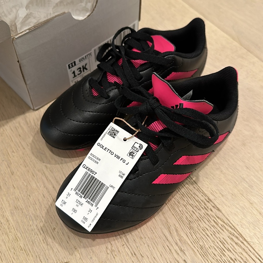 Kids Adidas Goletto VII Firm Ground Soccer Cleats